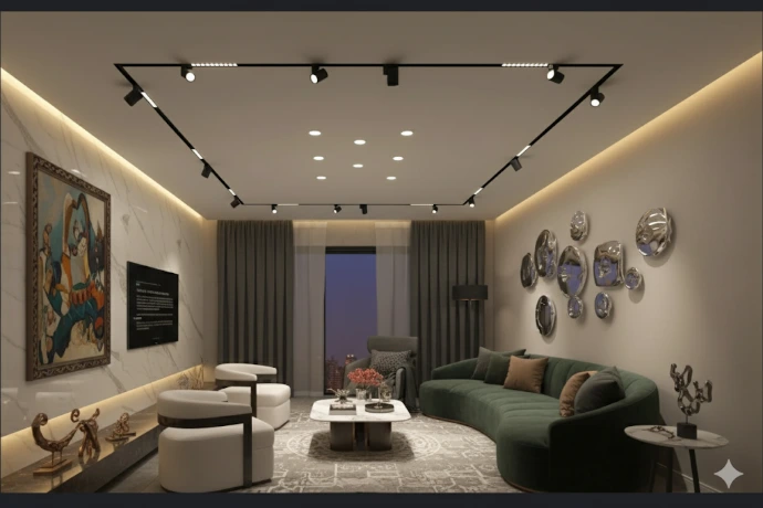 This is trendy megnatic track light system, too much trendy for modern &amp; traditional residence, offices &amp; any commercial space